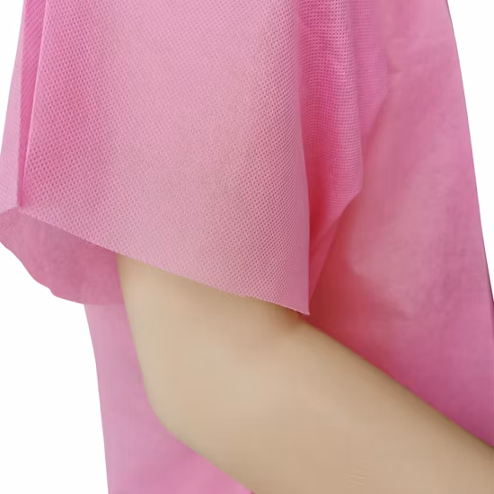 Uniforme médico rosa para exfoliación hospitalaria con pantalones superiores