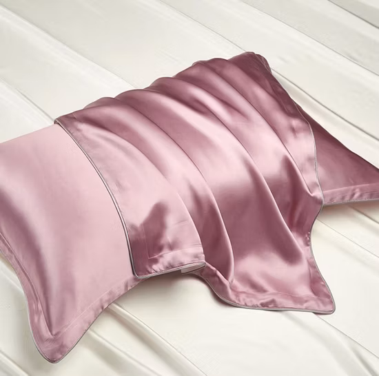 Funda de almohada de seda de tamaño personalizado de seda de morera 100% 6A de lujo de 22 mm