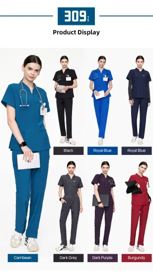 Hospital Doctor Ropa Clínica Dentista Uniforme Ropa de trabajo para enfermera