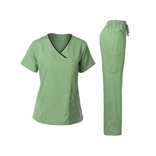 Traje de enfermería personalizado para mujer, Doctor, esteticista, Hospital, elástico